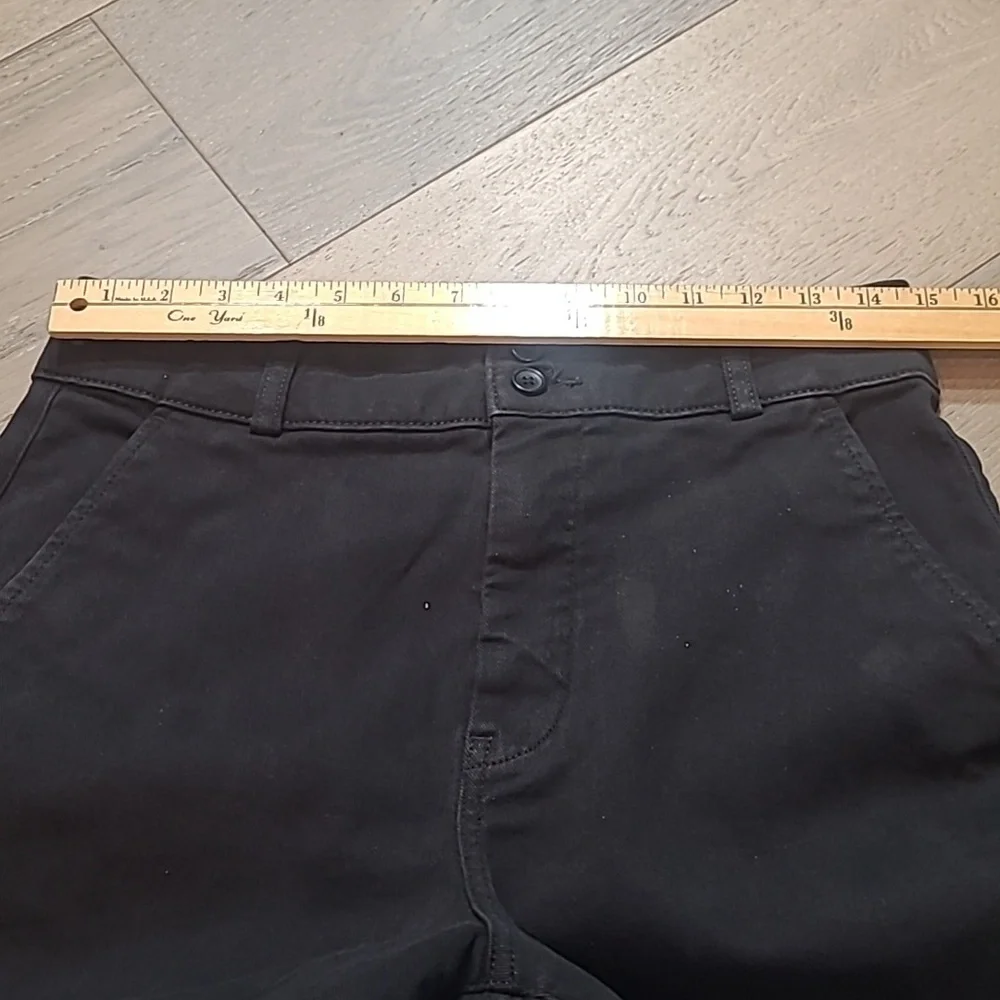 EUC Everlane Jeans Women's sz 6 Black High Rise Wide Leg Crop Pants